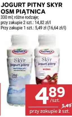 Stokrotka Jogurt Pitny Skyr Osm Piątnica oferta