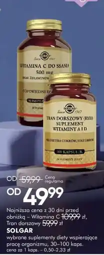 SuperPharm Witamina C do Ssania Solgar oferta