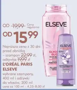 SuperPharm L'Oréal Paris Elseve wybrane szampony i odżywki oferta