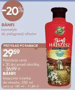 SuperPharm BÁNFI klasyczna wciерka do włosów oferta