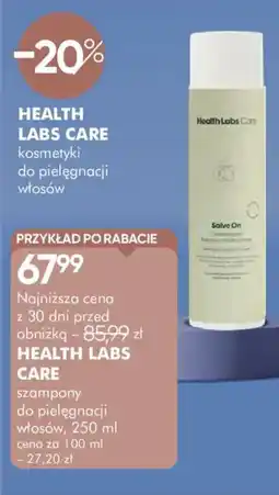 SuperPharm Health Labs Care szampony do pielęgnacji włosów oferta
