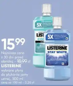 SuperPharm Listerine wybrane płyty do płukania jamy ustnej oferta