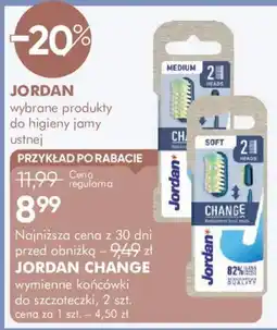 SuperPharm Jordan CHANGE wymienne końcówki do szczoteczki oferta
