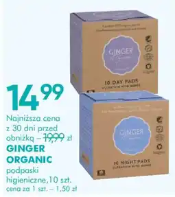 SuperPharm Ginger Organic podpaski higieniczne oferta