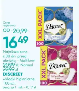 SuperPharm Wkładki higieniczne Discreet oferta