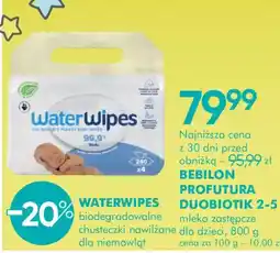 SuperPharm Waterwipes biodegradowalne chusteczki nawilżane dla niemowląt oferta