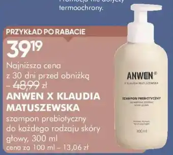 Szampon prebiotyczny ANWEN X Klaudia Matuszewska