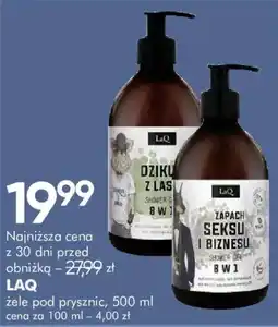 SuperPharm Żele pod prysznic LaQ Dzikus z Lasem i Zapach Seksu i Biznesu oferta