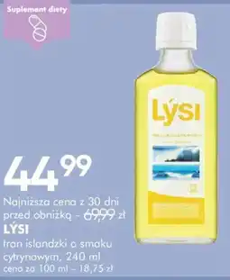 SuperPharm Lýsi tran islandzki o smaku cytrynowym oferta