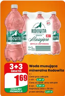Dino Woda musująca mineralna Rodowita oferta