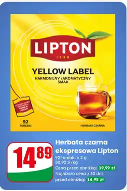 Dino Herbata czarna ekspresowa Lipton oferta
