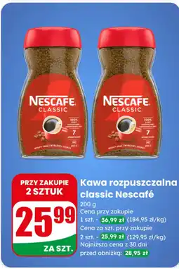Dino Kawa rozpuszczalna classic Nescafé oferta