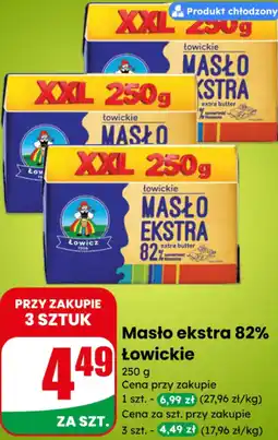 Dino Masło ekstra 82% Łowickie oferta