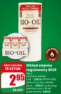 Dino Wkład olejowy regulowany BIO9 BIO OIL oferta