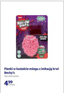 Action Pianki w kształcie mózgu z imitacją krwi Becky's oferta