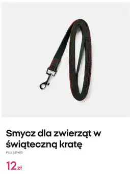 Pepco Smycz dla zwierząt w świąteczną kratę oferta