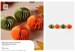 Sinsay Dekoracje wiszące z motywem halloweenowym oferta