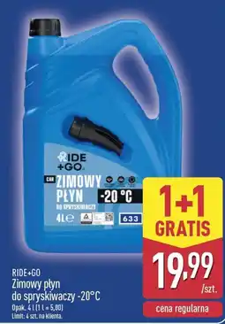 ALDI RIDE+GO Zimowy płyn do spryskiwaczy -20°C oferta