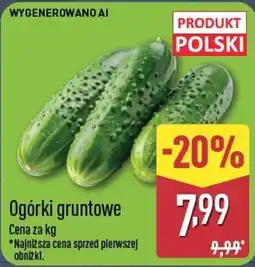 ALDI Ogórki gruntowe oferta