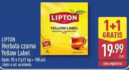 ALDI Herbata czarna Yellow Label oferta