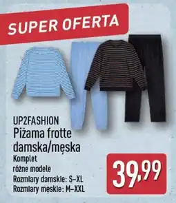 ALDI UP2FASHION Pizama frotte damska/męska oferta