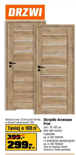 OBI Skrzydło drzwiowe oferta