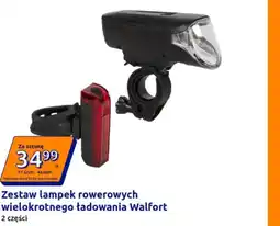 Action Zestaw lampek rowerowych Walfort oferta