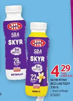 Selgros Skyr pitny bez laktozy naturalny Mlekovita oferta