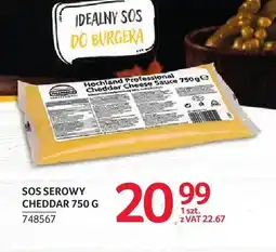 Selgros Sos serowy cheddar Hochland oferta