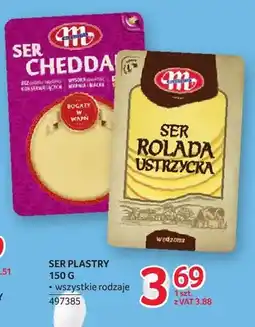Selgros Ser cheddar w plastrach Mlekovita oferta