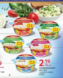 Selgros Twaróg Delikatny z pomidorami Président oferta
