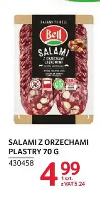 Selgros Salami z orzechami w plastrach Bell oferta