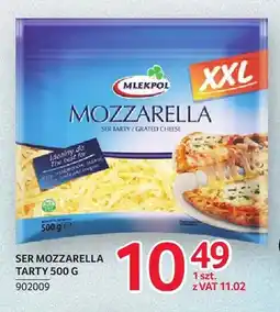 Selgros Ser mozzarella tarty Mlekpol oferta