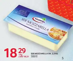 Selgros Ser mozzarella Mlekpol oferta