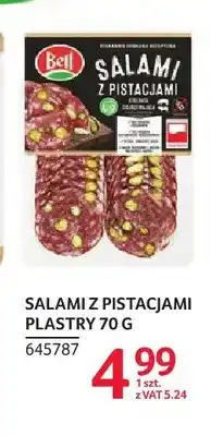 Selgros Salami z pistacjami w plastrach Bell oferta