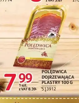 Selgros Polędwica dojrzewająca plastry ZMB Białystok oferta