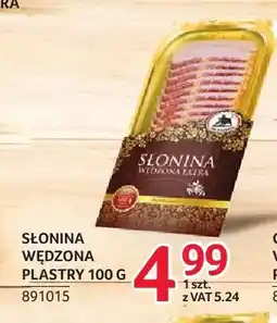 Selgros Słonina wędzona plastry ZMB Białystok oferta