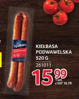 Selgros Kiełbasa podwawelska Krakus oferta