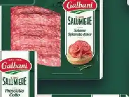 Selgros Wędlina plastry Salame Spianata dolce Galbani oferta