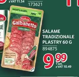 Selgros Salame Tradizionale plastry Galbani oferta