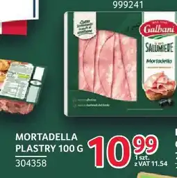 Selgros Mortadella plastry Galbani oferta