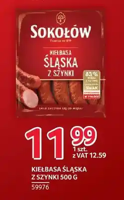 Selgros Kiełbasa śląska z szynki Sokołów oferta