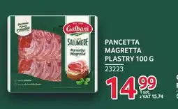 Selgros Pancetta Magretta plastry Galbani oferta
