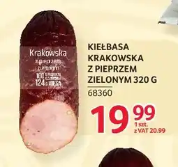 Selgros Kiełbasa krakowska z pieprzem zielonym Zielińscy oferta