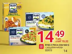 Selgros Ryba z pieca z rozmarynem i cytryną FRoSTA oferta