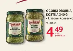 Selgros Ogórki drobna kostka kiszone Urbanek oferta