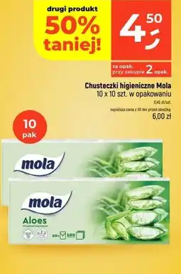 Dealz Chusteczki higieniczne Mola oferta