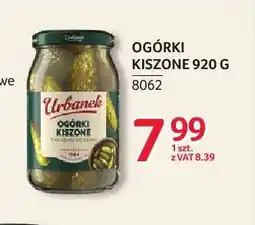 Selgros Ogórki kiszone 920 g Urbanek oferta