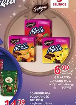 Selgros Galaretka Goplana Mella oferta