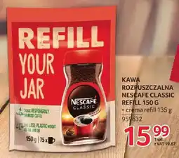 Selgros Kawa rozpuszczalna Classic refill Nescafé oferta